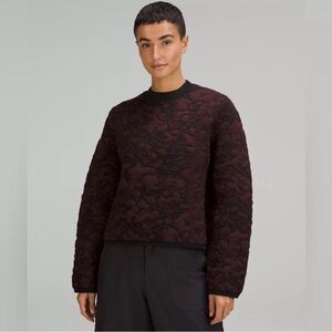 Lululemon Women's Jacquard Multi-Texture Crew Neck Sweater